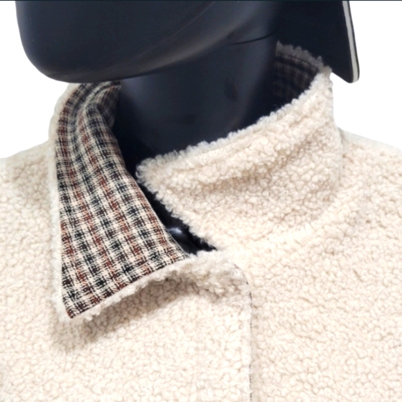 ENTRO Trucker Jacket w/ Sherpa Lining | Design Inspired by Men | NWT | Size Med - Picture 9 of 11